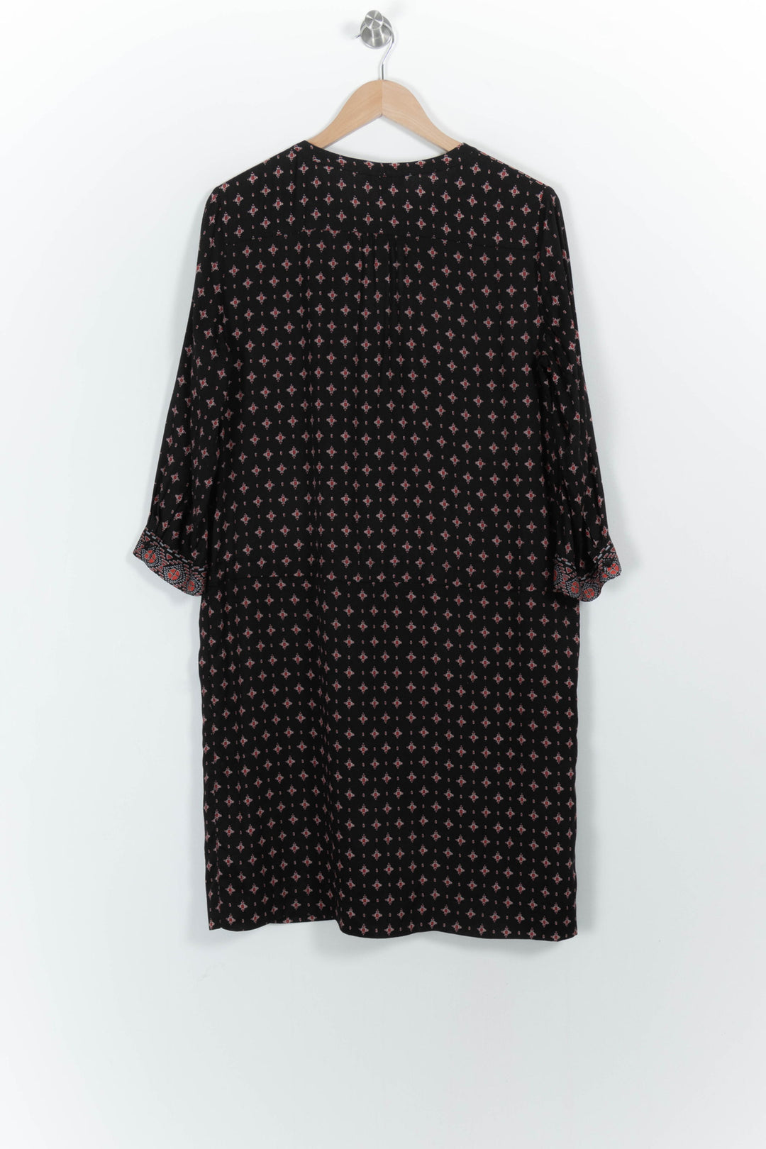 Robe Droite Noire et Rose - Taille XL/42 de la marque Caroll | PARAD85493 - Vendu par Paradigme - Image 4