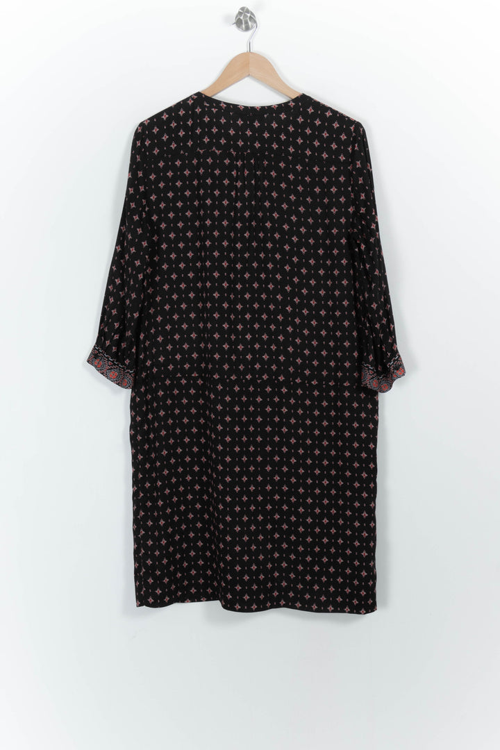 Robe Droite Noire et Rose - Taille XL/42 de la marque Caroll | PARAD85493 - Vendu par Paradigme - Image 4
