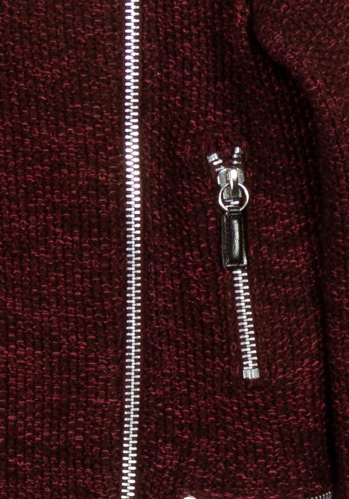 Blouson Bordeaux - Taille S/36 de la marque Maje | PARAD85496 - Vendu par Paradigme - Image 3