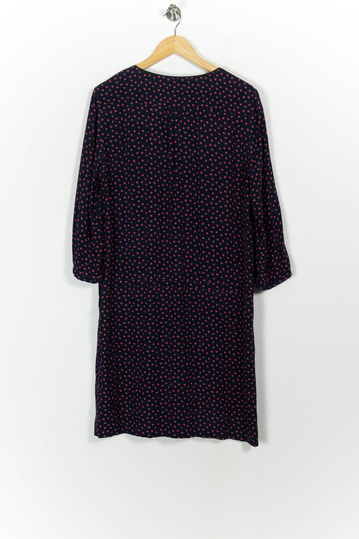 Robe Mi-longue Bleu Marine et Rouge - Taille XL/42 de la marque Caroll | PARAD85500 - Vendu par Paradigme - Image 4