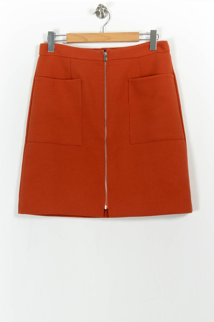 Jupe Courte Orange - Taille XXL/44 de la marque Caroll | PARAD85503 - Vendu par Paradigme - Image 2