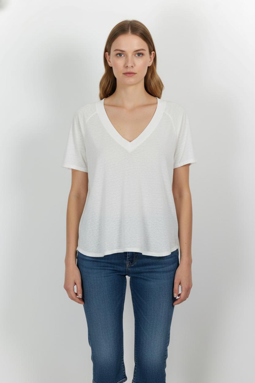 Tee-shirt Blanc - Taille S/36 de la marque Comptoir des Cotonniers | PARAD85508 - Vendu par Paradigme - Image 1
