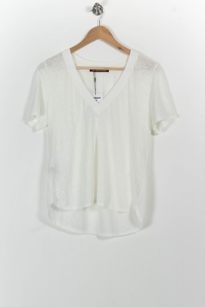 Tee-shirt Blanc - Taille S/36 de la marque Comptoir des Cotonniers | PARAD85508 - Vendu par Paradigme - Image 2