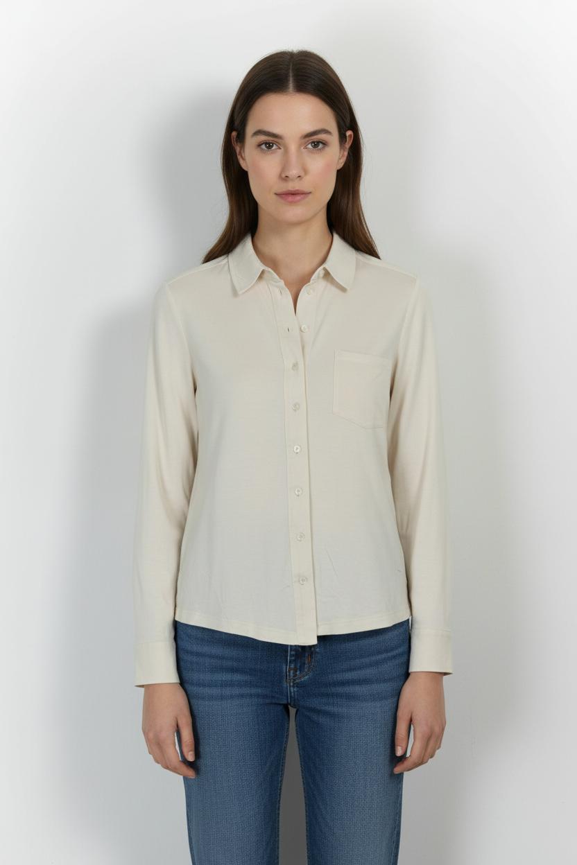Chemise Beige - Taille S/36 de la marque Comptoir des Cotonniers | PARAD85510 - Vendu par Paradigme - Image 1