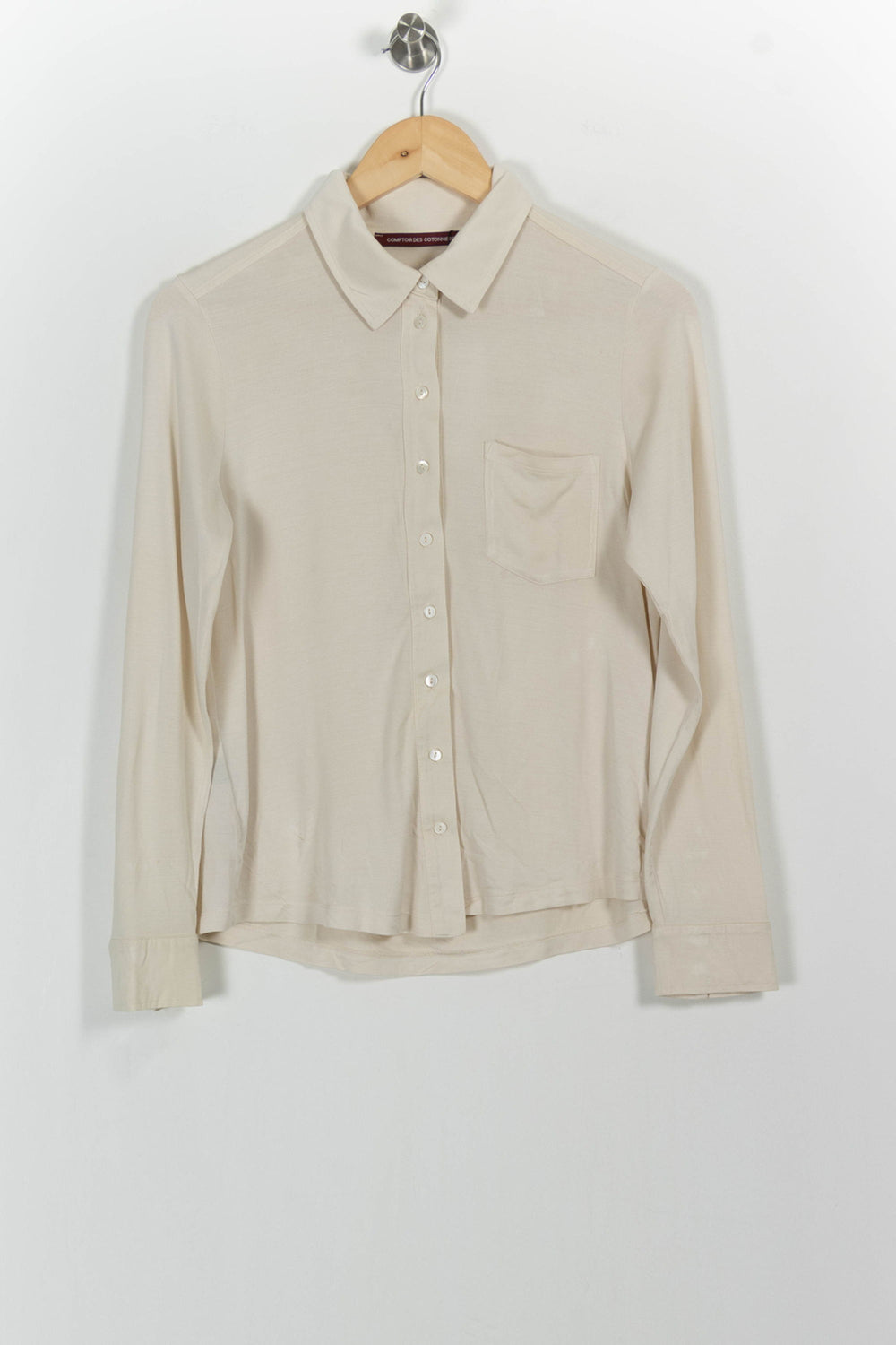 Chemise Beige - Taille S/36 de la marque Comptoir des Cotonniers | PARAD85510 - Vendu par Paradigme - Image 2