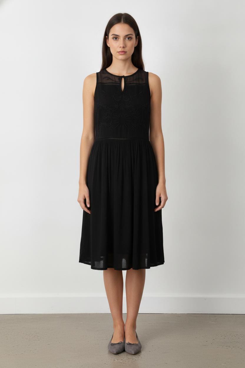 Robe Sans Manches Noire - Taille M/38 de la marque IKKS | PARAD85517 - Vendu par Paradigme - Image 1