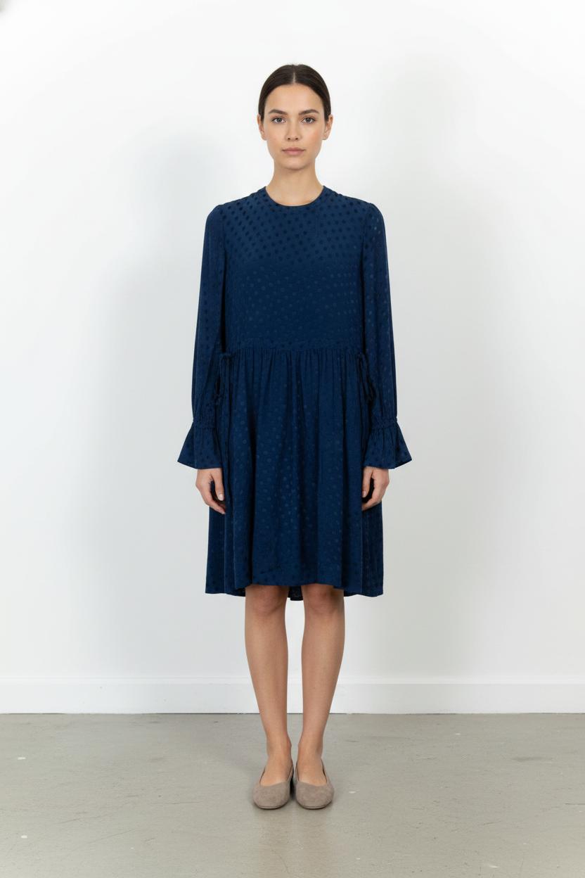 Robe Midi Bleue - Taille S/36 de la marque Sandro | PARAD85519 - Vendu par Paradigme - Image 1