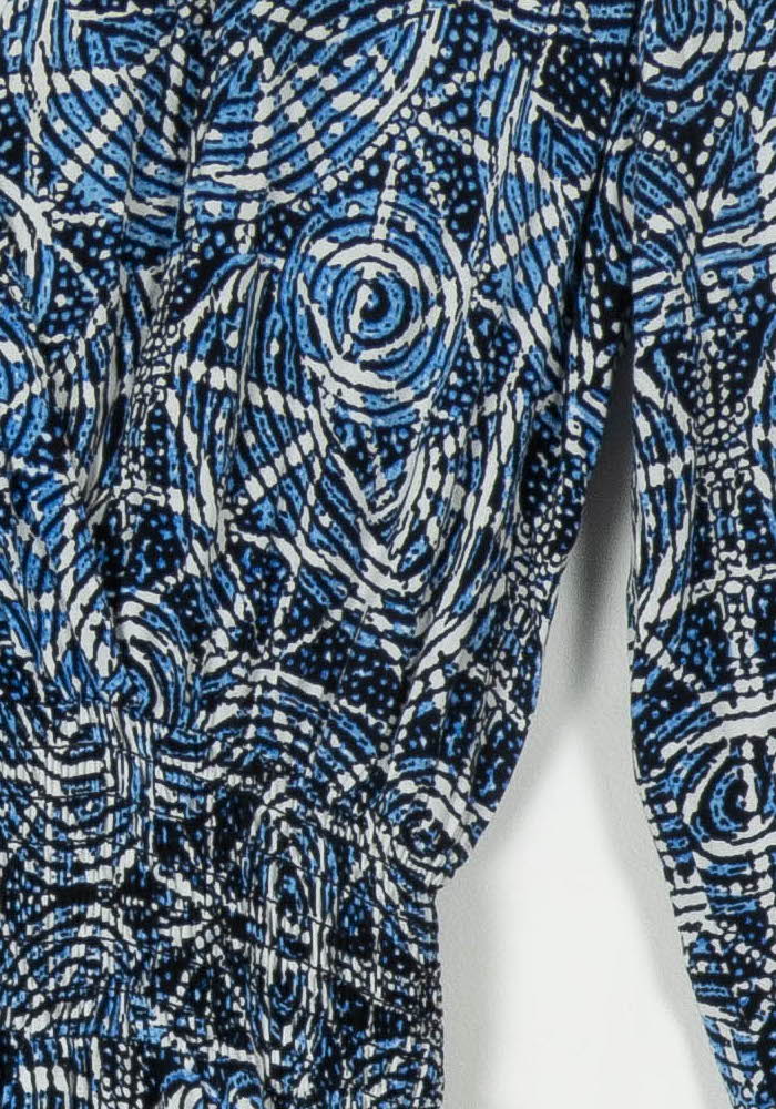 Robe longue bleue et blanche - Taille XS/34 de la marque Maje | PARAD85520 - Vendu par Paradigme - Image 3