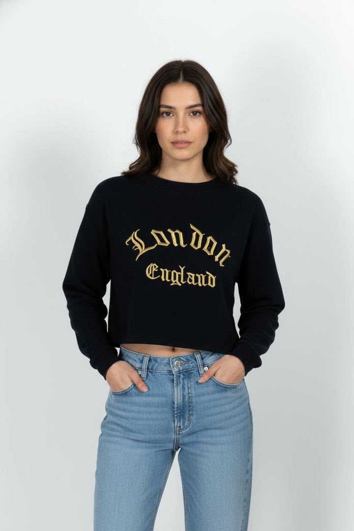Sweatshirt Bleu - Taille S/36 de la marque Claudie Pierlot | PARAD85527 - Vendu par Paradigme - Image 1