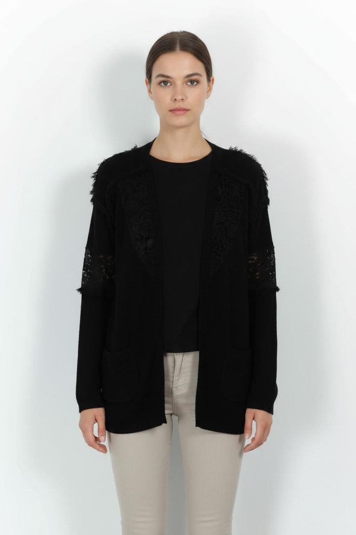 Cardigan Noir - Taille S/36 de la marque IKKS | PARAD85528 - Vendu par Paradigme - Image 1