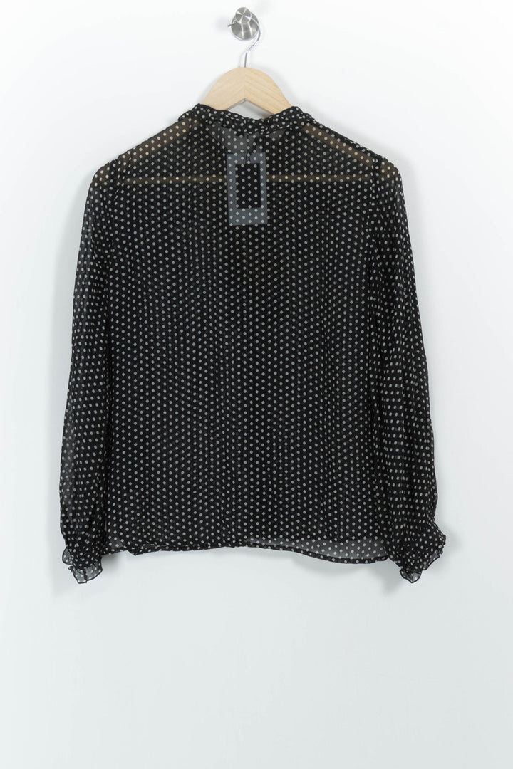Chemisier Noir et Blanc - Taille S/36 de la marque Maje | PARAD85535 - Vendu par Paradigme - Image 4