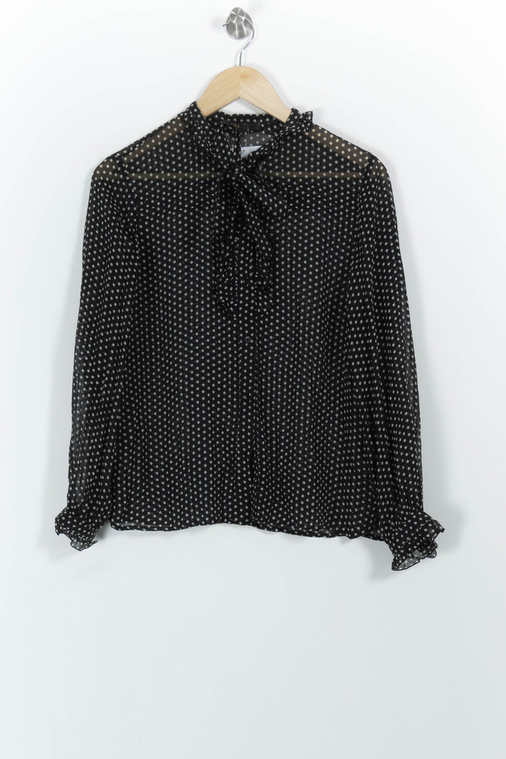 Chemisier Noir et Blanc - Taille S/36 de la marque Maje | PARAD85535 - Vendu par Paradigme - Image 2