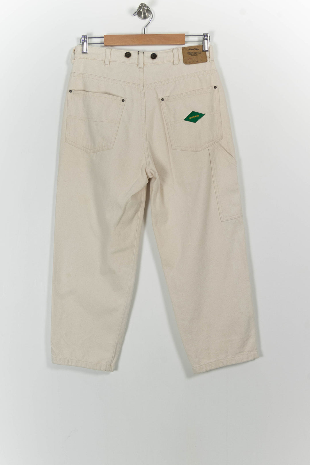Jean Beige - Taille M/38 de la marque American Vintage | PARAD85537 - Vendu par Paradigme - Image 4