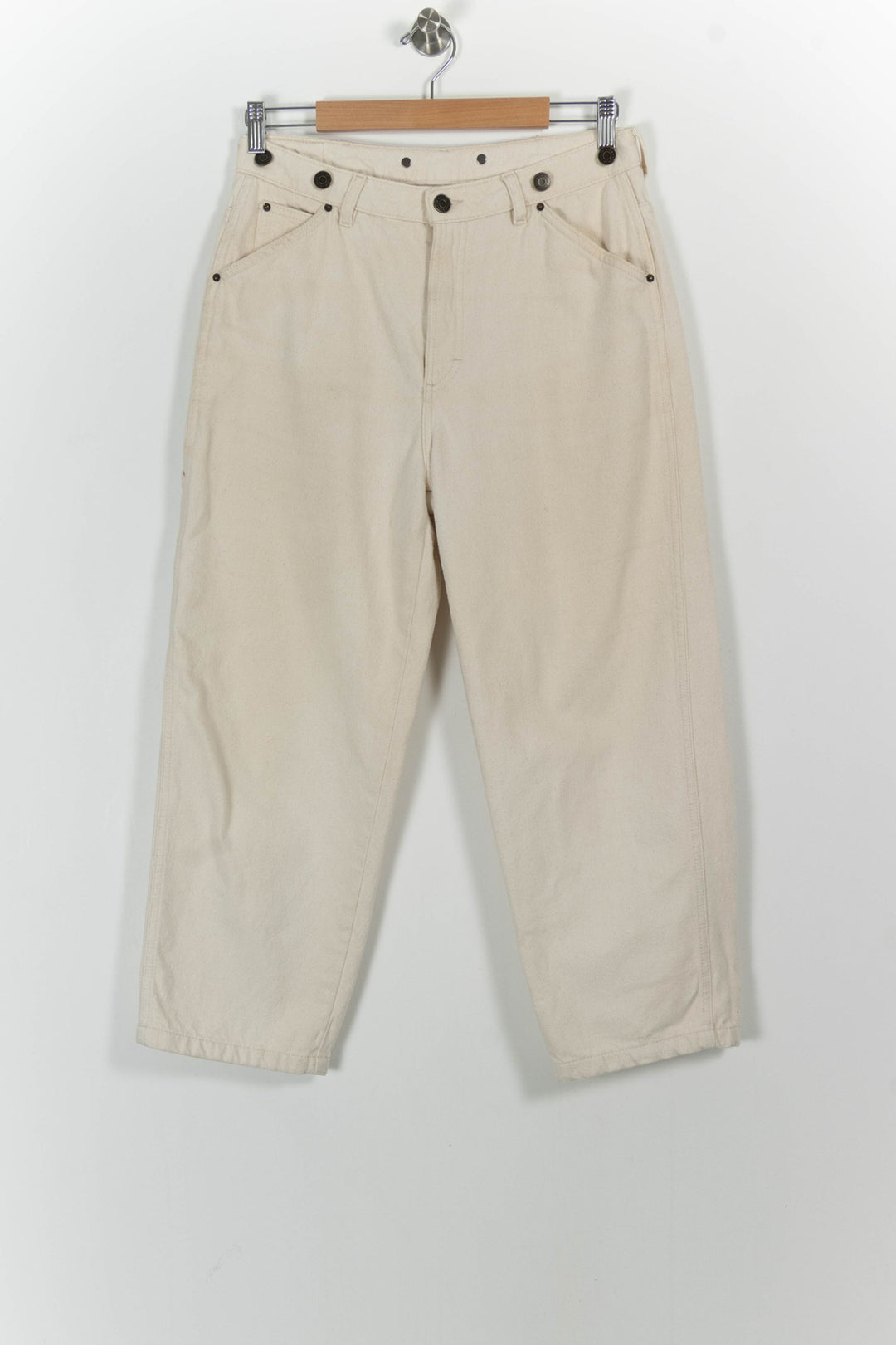 Jean Beige - Taille M/38 de la marque American Vintage | PARAD85537 - Vendu par Paradigme - Image 2