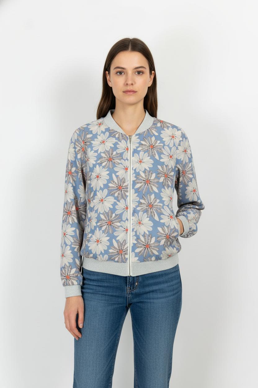 Blouson Bleu et Blanc - Taille S/36 de la marque Diega | PARAD85541 - Vendu par Paradigme - Image 1