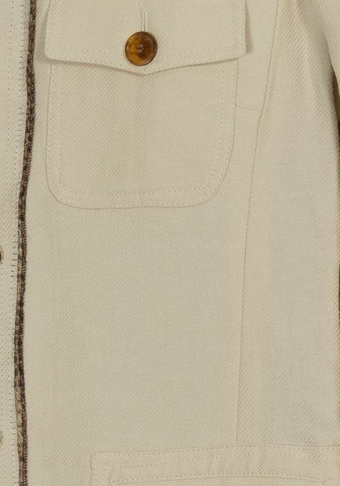 Veste Beige - Taille M/38 de la marque Gerard Darel | PARAD85548 - Vendu par Paradigme - Image 3