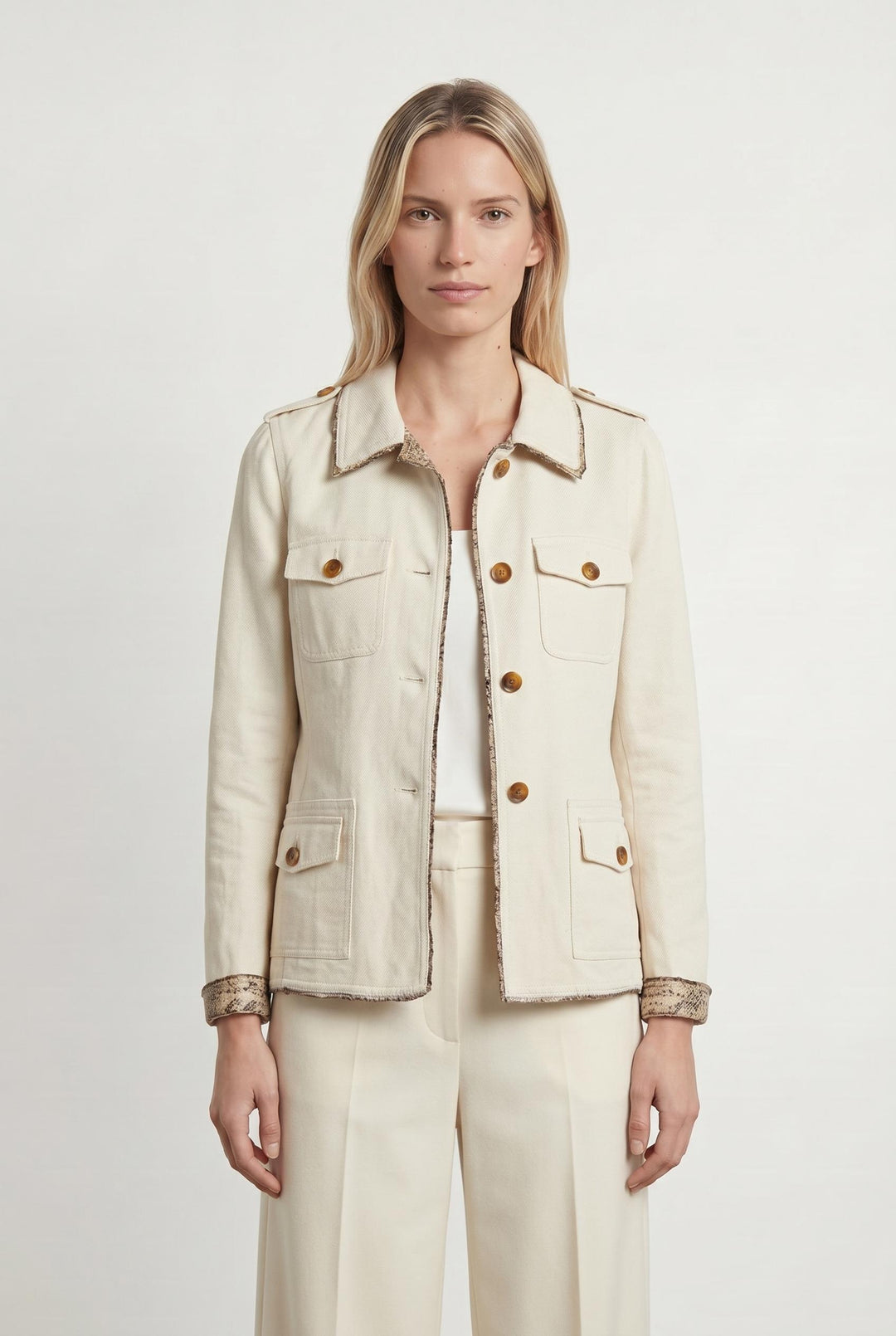 Veste Beige - Taille M/38 de la marque Gerard Darel | PARAD85548 - Vendu par Paradigme - Image 1