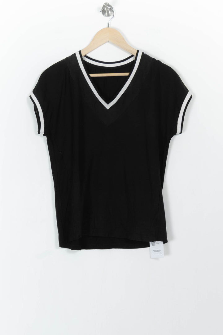 Tee-shirt noir et blanc - Taille S/36 de la marque IKKS | PARAD85552 - Vendu par Paradigme - Image 2