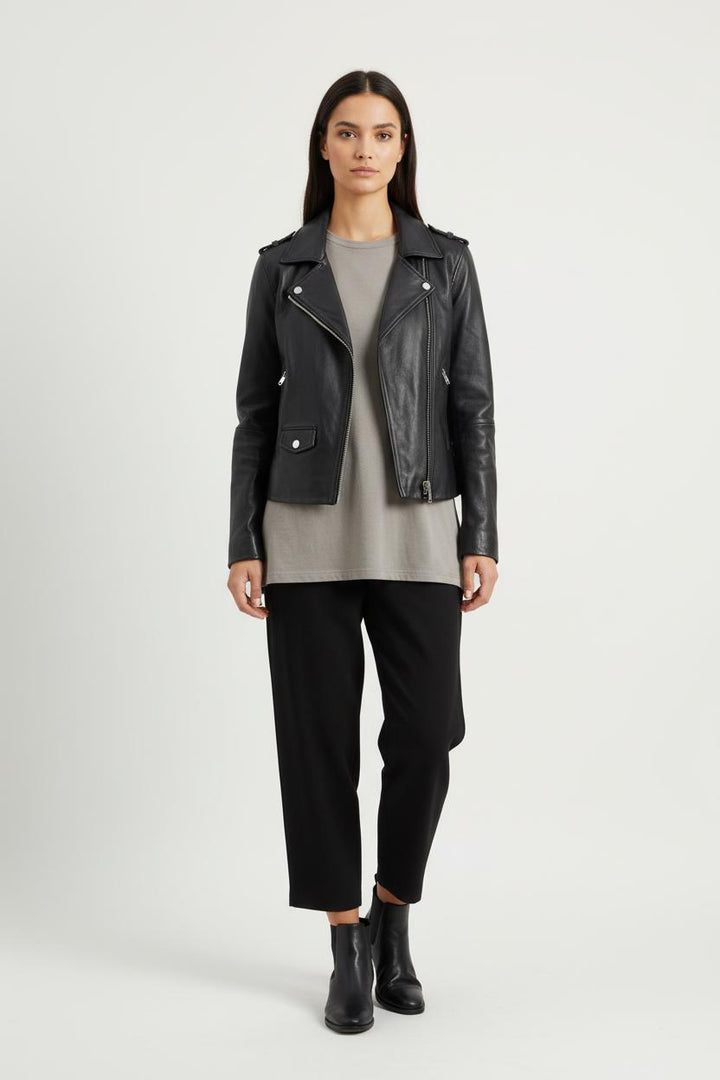 Perfecto Noir - Taille M/38 de la marque Claudie Pierlot | PARAD85554 - Vendu par Paradigme - Image 1