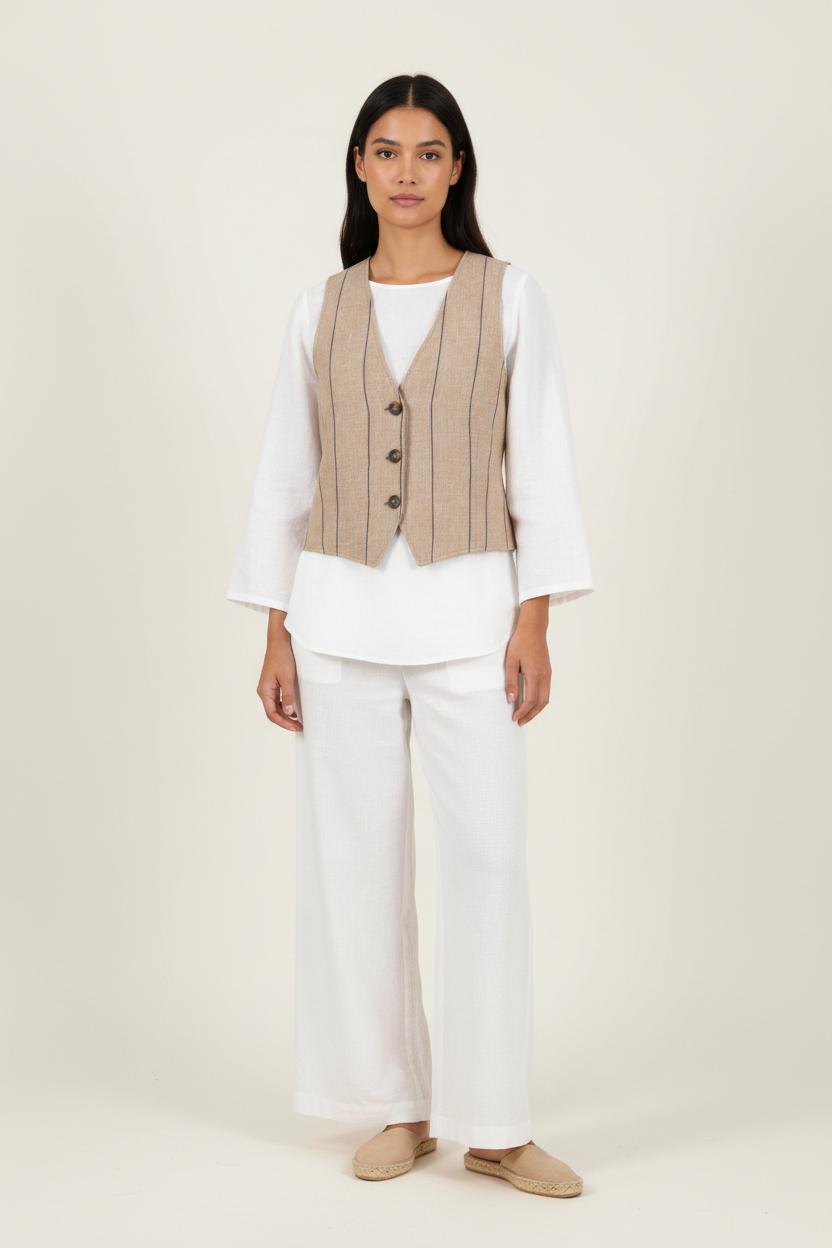 Gilet Marron et Bleu - Taille M/38 de la marque Diega | PARAD85559 - Vendu par Paradigme - Image 1