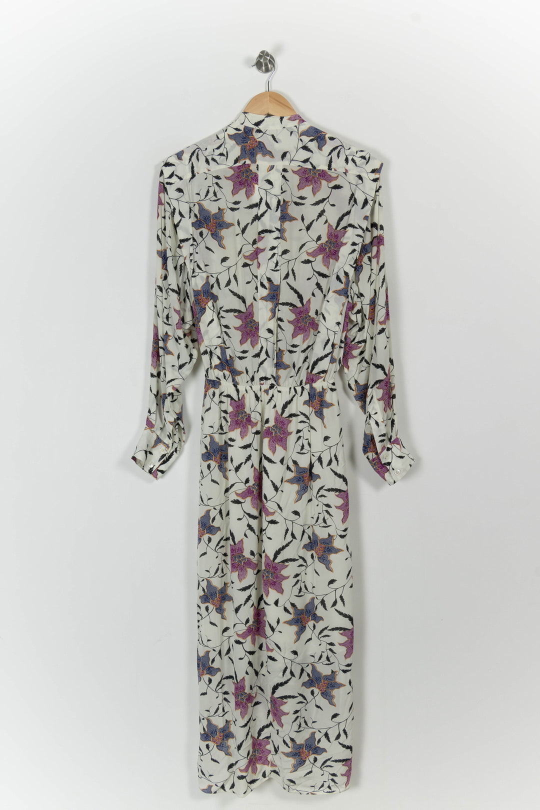 Robe Longue Blanche et Violette - Taille S/36 de la marque Isabel Marant étoile | PARAD85561 - Vendu par Paradigme - Image 4