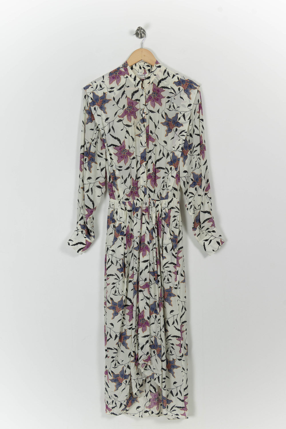 Robe Longue Blanche et Violette - Taille S/36 de la marque Isabel Marant étoile | PARAD85561 - Vendu par Paradigme - Image 2