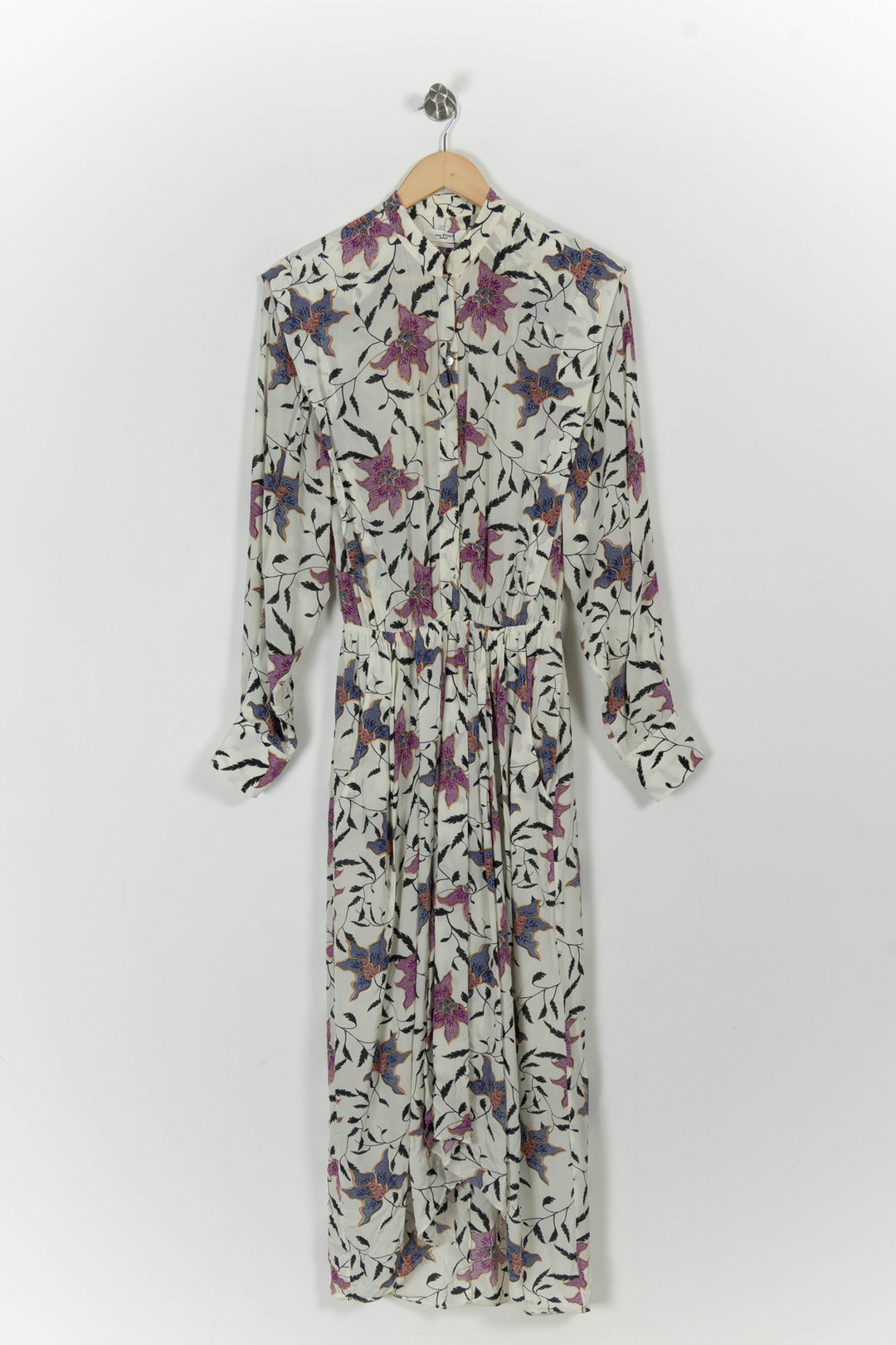 Robe Longue Blanche et Violette - Taille S/36 de la marque Isabel Marant étoile | PARAD85561 - Vendu par Paradigme - Image 2