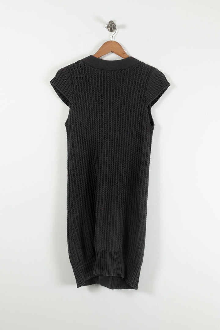 Gilet Long Gris - Taille S/36 de la marque Comptoir des Cotonniers | PARAD85564 - Vendu par Paradigme - Image 4