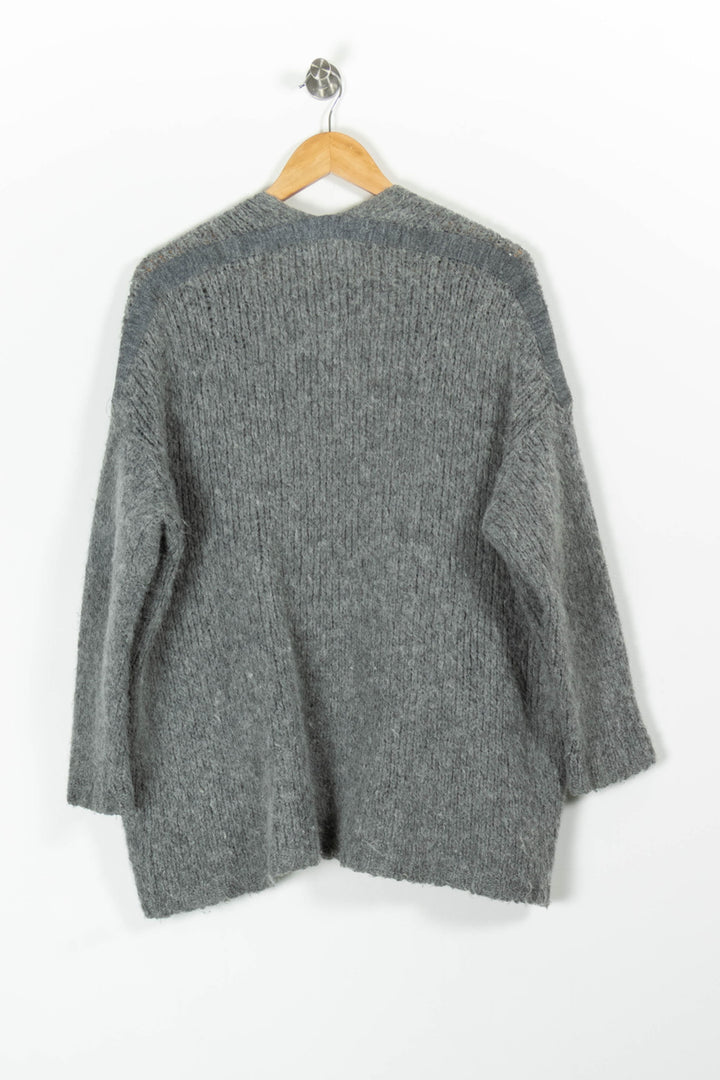 Cardigan Gris - Taille M/38 de la marque American Vintage | PARAD85565 - Vendu par Paradigme - Image 4
