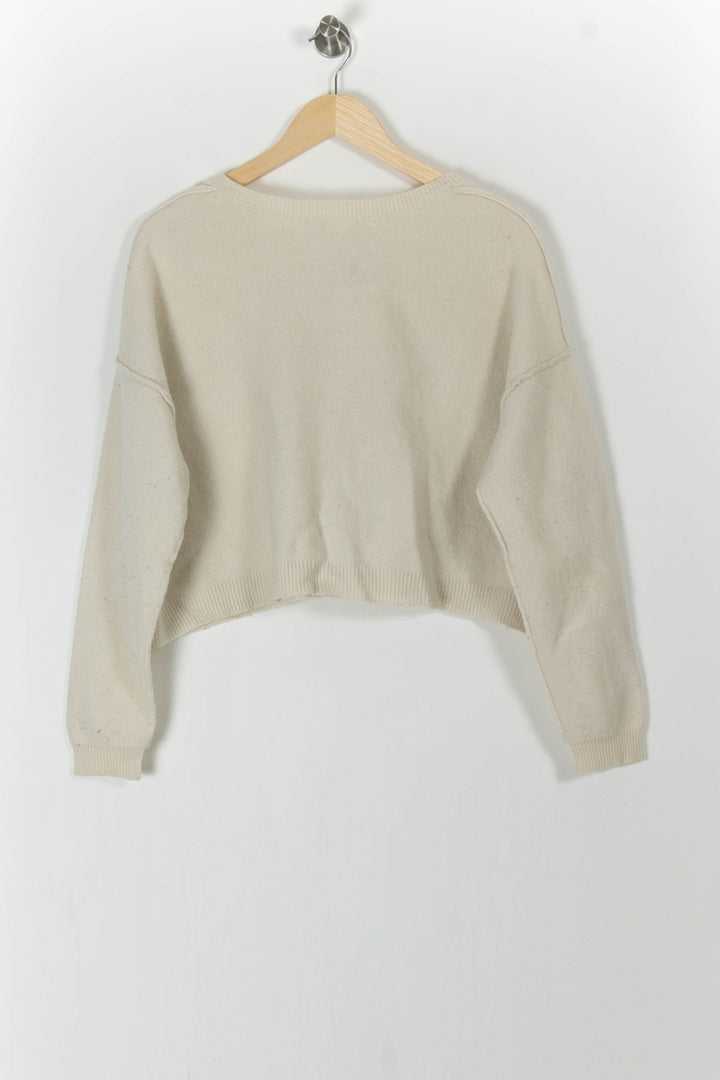 Cardigan Blanc - Taille M/38 de la marque American Vintage | PARAD85571 - Vendu par Paradigme - Image 4