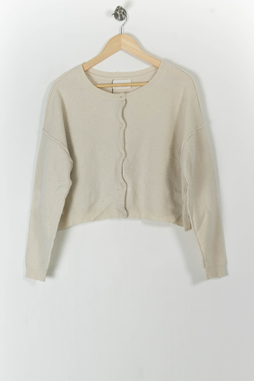 Cardigan Blanc - Taille M/38 de la marque American Vintage | PARAD85571 - Vendu par Paradigme - Image 2