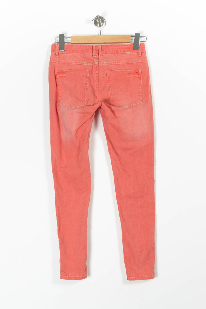 Jean Slim Rouge - Taille S/36 de la marque Sandro | PARAD85587 - Vendu par Paradigme - Image 4