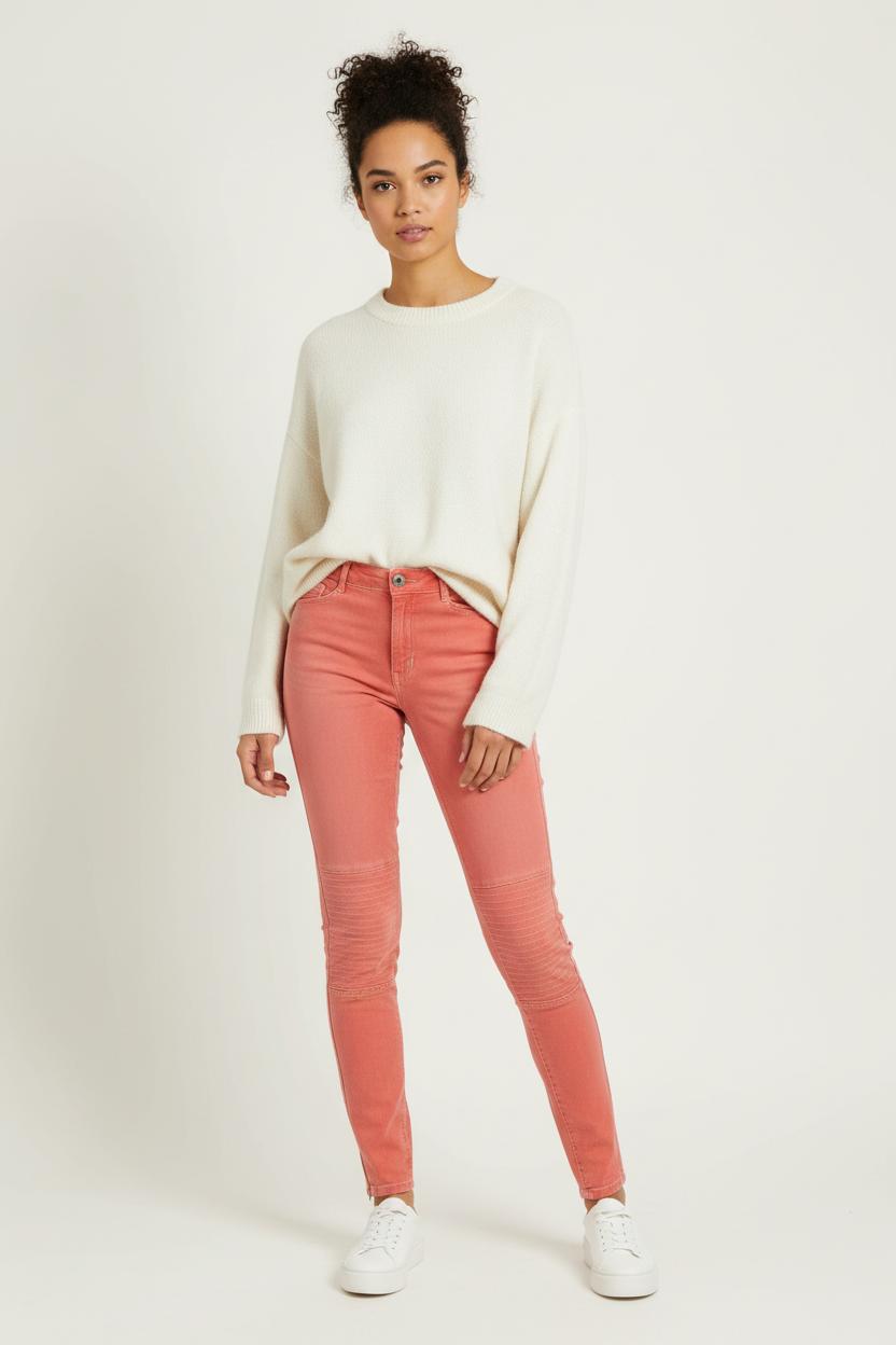 Jean Slim Rouge - Taille S/36 de la marque Sandro | PARAD85587 - Vendu par Paradigme - Image 1