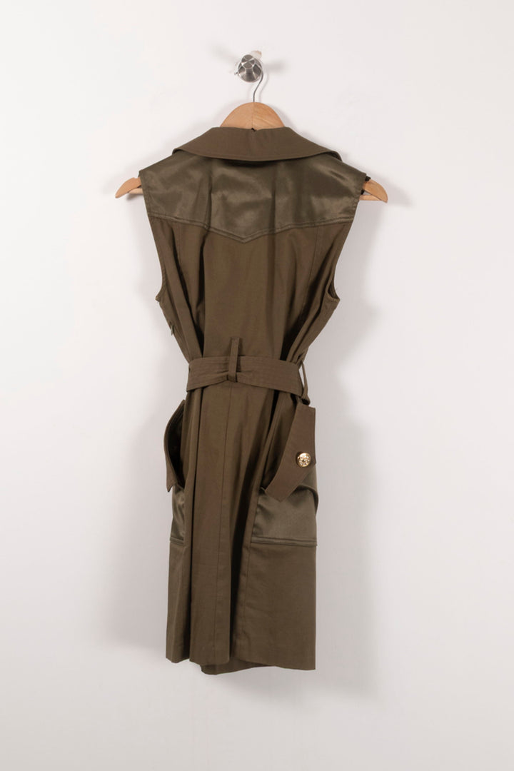 Robe Chemise Verte - Taille XL/42 de la marque Liu Jo | PARAD85591 - Vendu par Paradigme - Image 4
