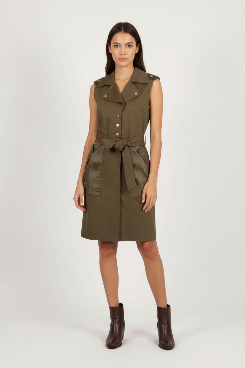 Robe Chemise Verte - Taille XL/42 de la marque Liu Jo | PARAD85591 - Vendu par Paradigme - Image 1