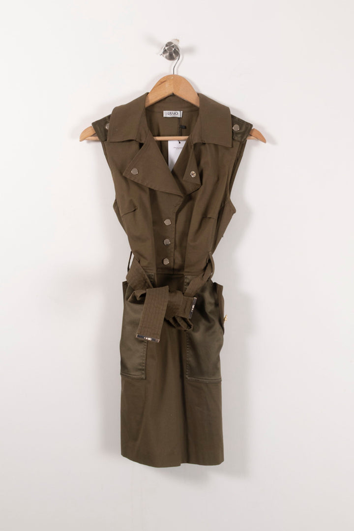 Robe Chemise Verte - Taille XL/42 de la marque Liu Jo | PARAD85591 - Vendu par Paradigme - Image 2