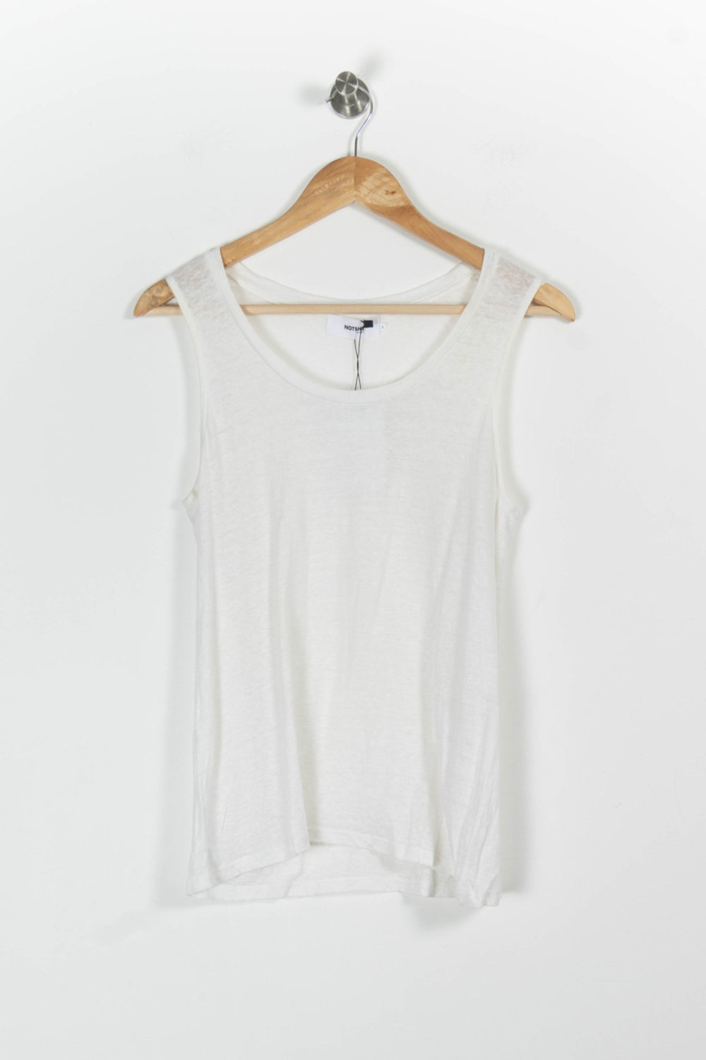 Débardeur Blanc - Taille S/36 de la marque Notshy Cashmere | PARAD85600 - Vendu par Paradigme - Image 2