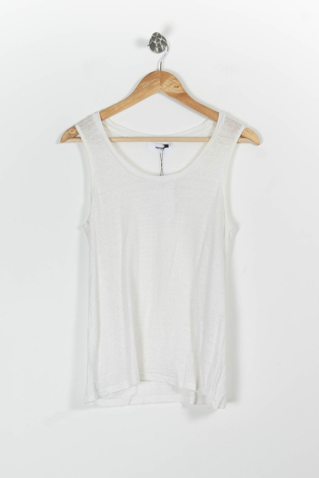 Débardeur Blanc - Taille S/36 de la marque Notshy Cashmere | PARAD85600 - Vendu par Paradigme - Image 2