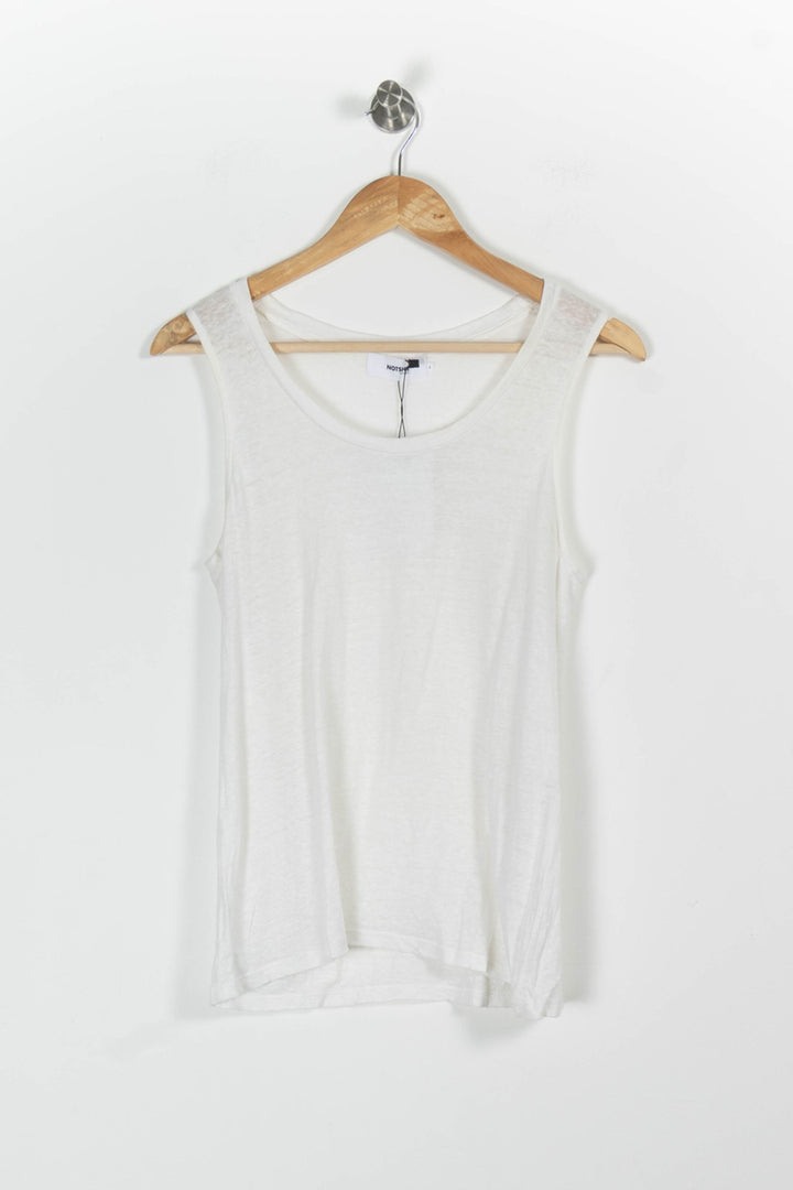 Débardeur Blanc - Taille S/36 de la marque Notshy Cashmere | PARAD85600 - Vendu par Paradigme - Image 2