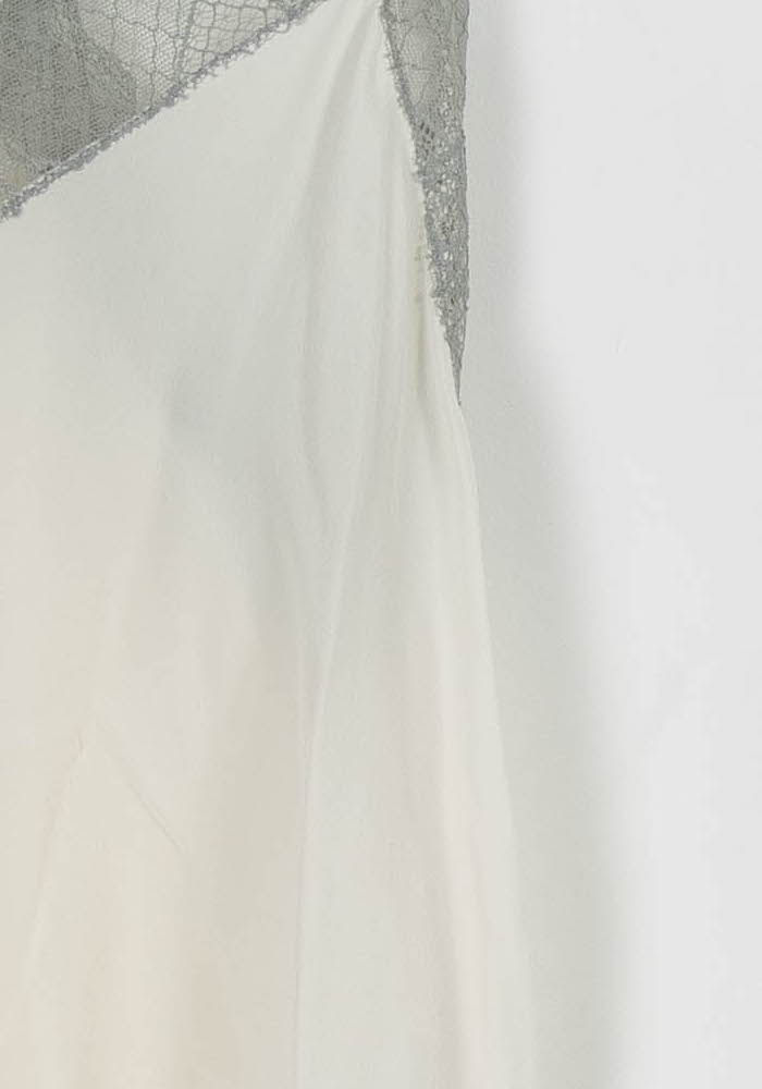 Caraco Blanc et Gris - Taille S/36 de la marque Zadig&Voltaire | PARAD85601 - Vendu par Paradigme - Image 3