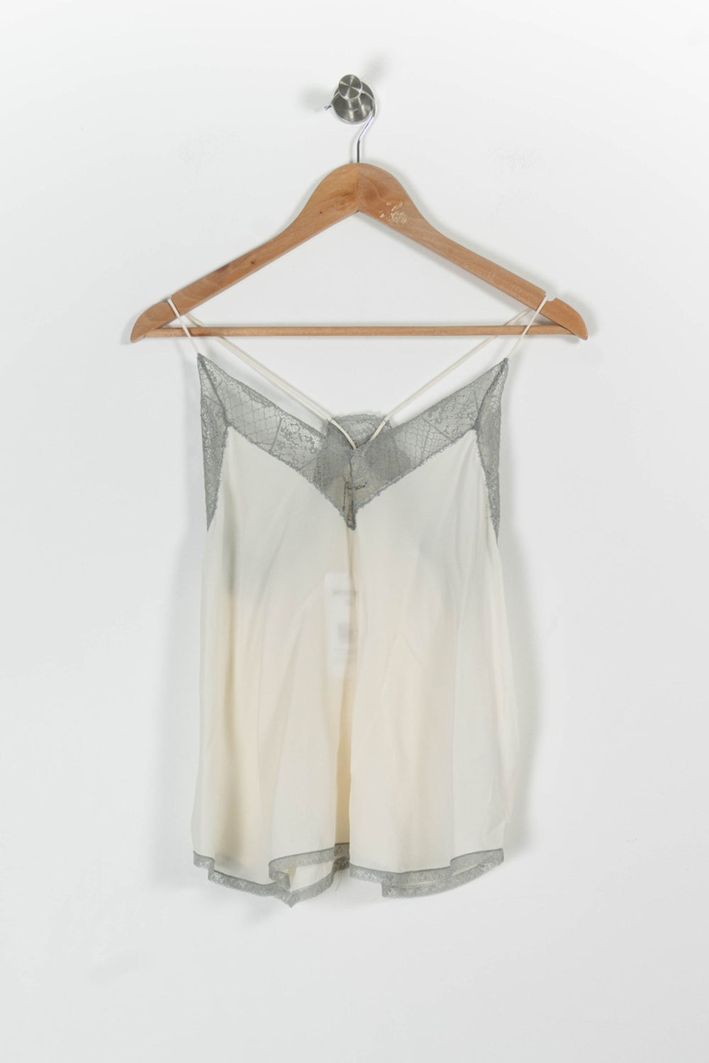 Caraco Blanc et Gris - Taille S/36 de la marque Zadig&Voltaire | PARAD85601 - Vendu par Paradigme - Image 2