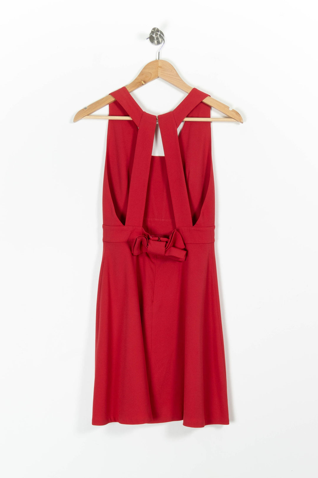 Robe Évasée Rouge - Taille S/36 de la marque Claudie Pierlot | PARAD85602 - Vendu par Paradigme - Image 4