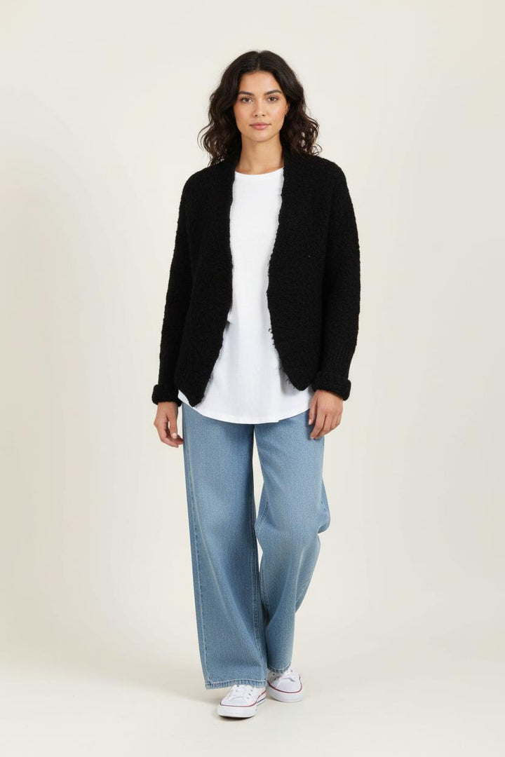 Cardigan Noir - Taille M/38 de la marque American Vintage | PARAD85605 - Vendu par Paradigme - Image 1