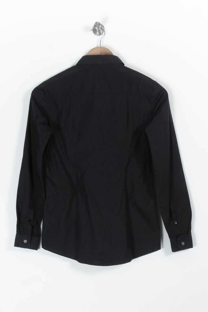 Chemise Noire - Taille XS/34 de la marque The Kooples | PARAD85607 - Vendu par Paradigme - Image 4