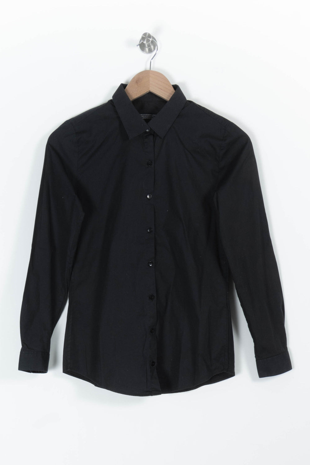 Chemise Noire - Taille XS/34 de la marque The Kooples | PARAD85607 - Vendu par Paradigme - Image 2