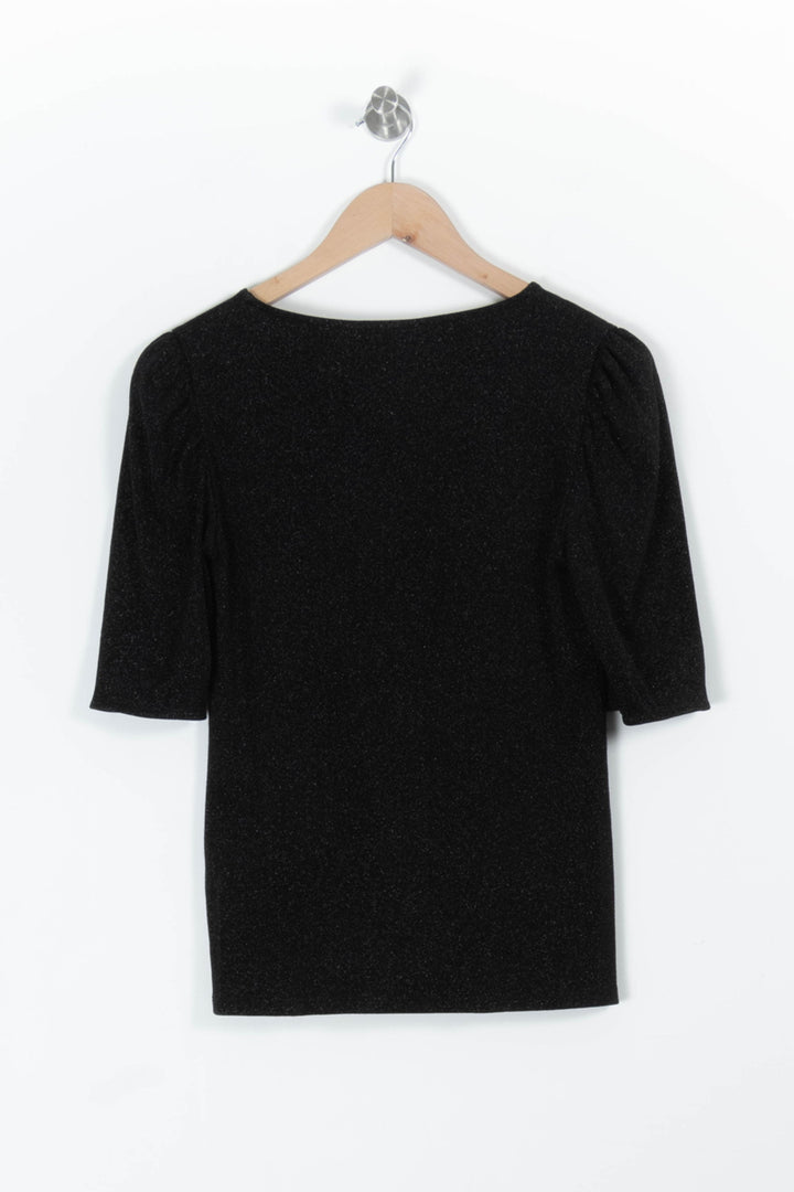 Top Noir - Taille M/38 de la marque Caroll | PARAD85612 - Vendu par Paradigme - Image 4
