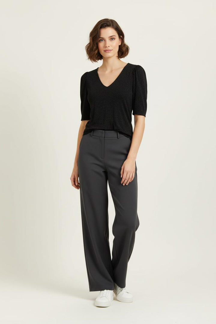 Top Noir - Taille M/38 de la marque Caroll | PARAD85612 - Vendu par Paradigme - Image 1
