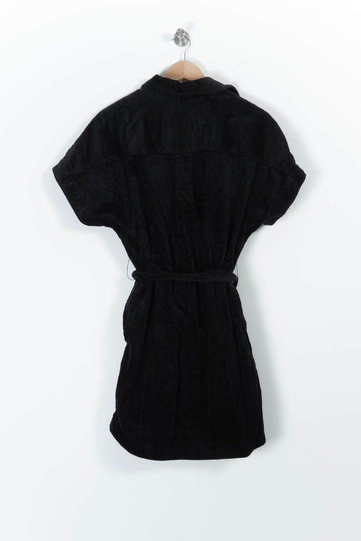 Robe Chemise Noire - Taille M/38 de la marque Caroll | PARAD85613 - Vendu par Paradigme - Image 4