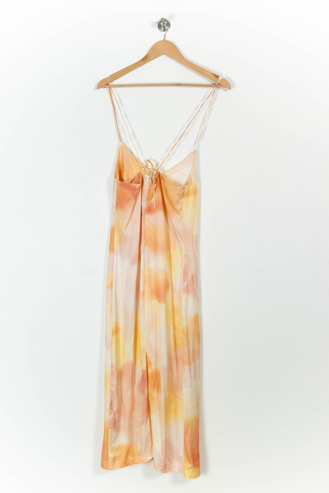 Robe Longue Orange et Jaune - Taille S/36 de la marque Galeries Lafayette | PARAD85621 - Vendu par Paradigme - Image 4