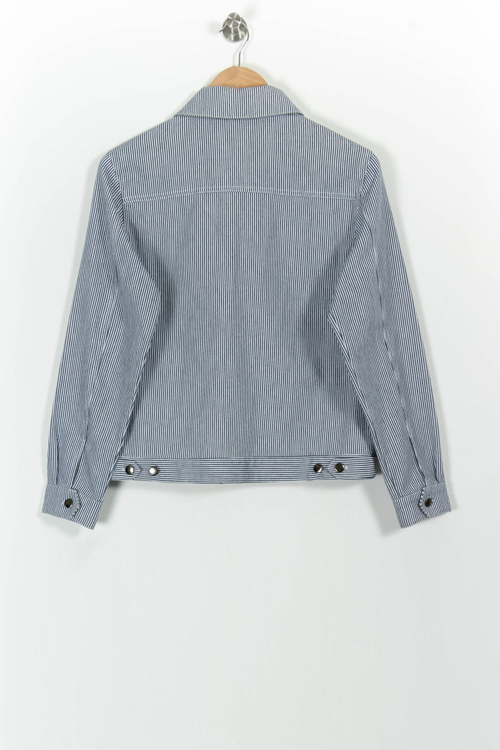 Veste Rayée Bleue et Blanche - Taille M/38 de la marque Marie Sixtine | PARAD85626 - Vendu par Paradigme - Image 4